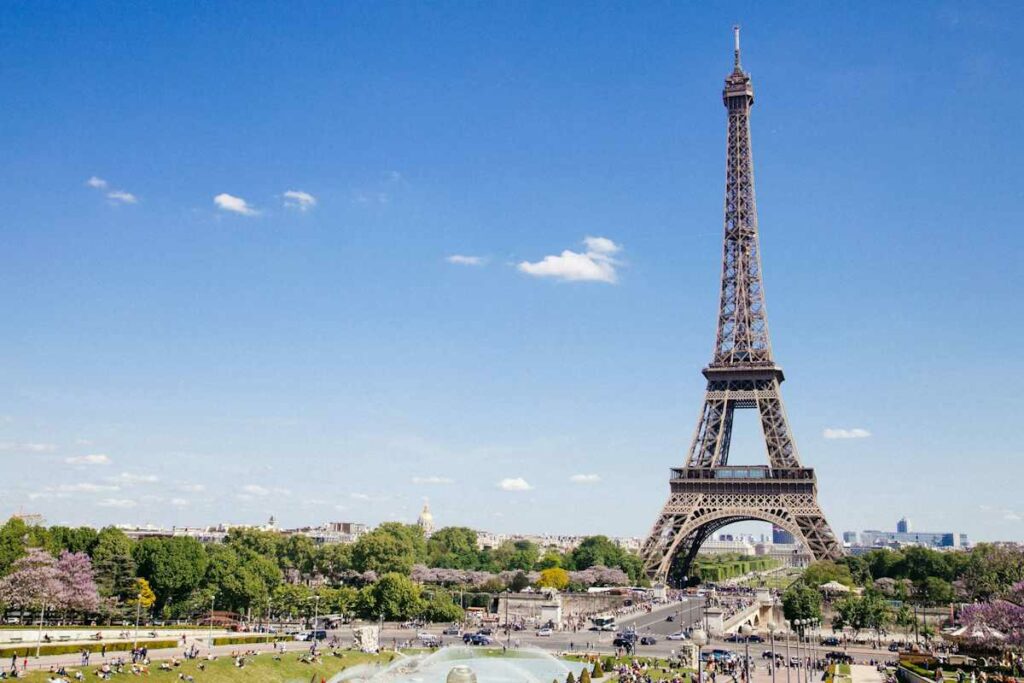 Vue du monument le plus visité de l'agglomération parisienne.