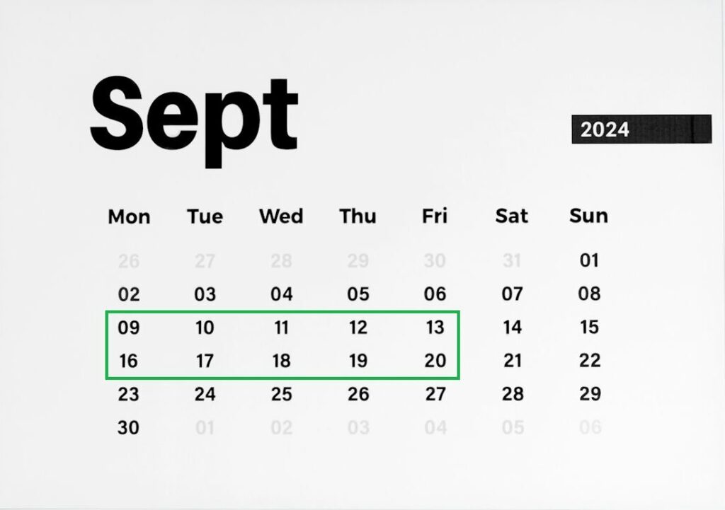 Les dates du mois de septembre à retenir pour la rentrée scolaire !